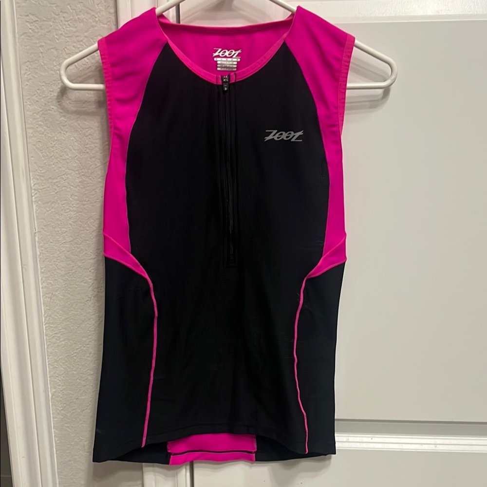 Zoot Women's Sleeveless Top - Black and Pink